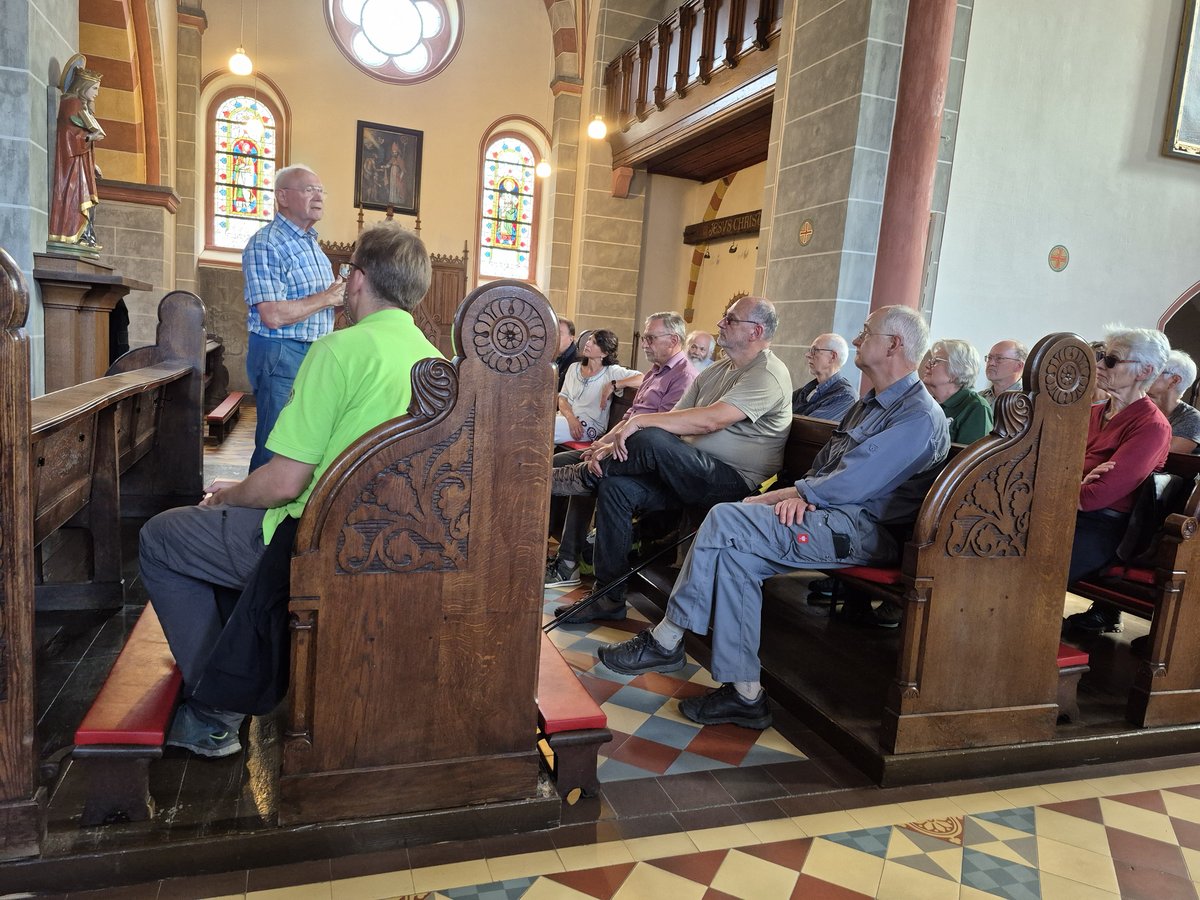 In der Petruskirche in Peterslahr informierte Heimatforscher Albert Schäfer über die Frömmigkeit der Bergleute.