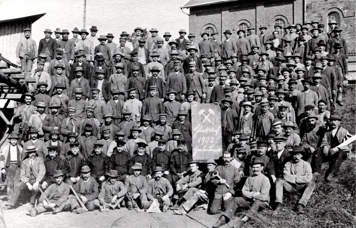 Grube Louise Belegschaft 1902 Grube Louise Belegschaft 1902