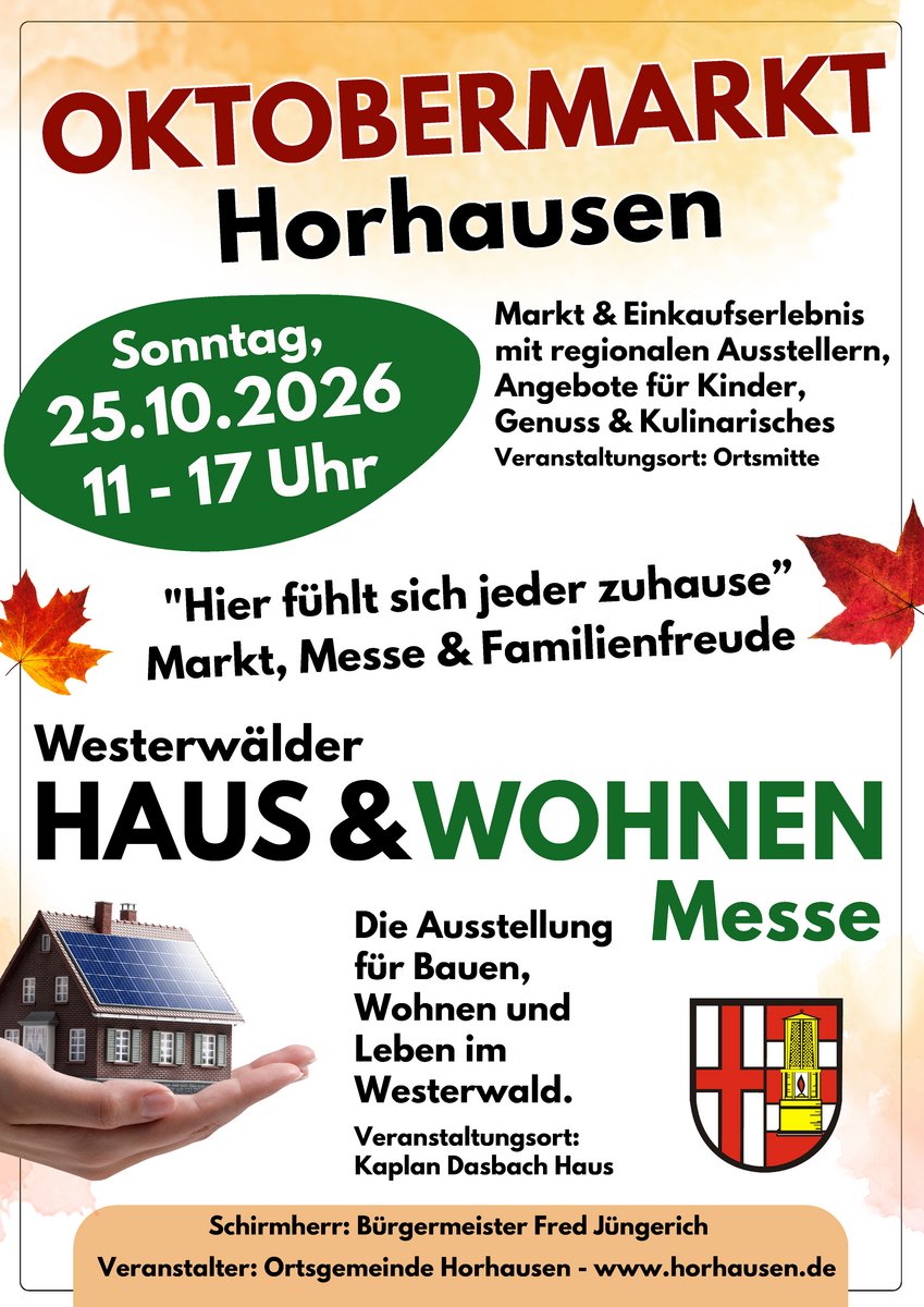 Plakat Oktobermarkt 2026 Final